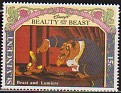 St. Vincent Grenadines - 1992 - Walt Disney - 15 ¢ - Multicolor - Walt Disney, Beauty, Beast - Scott 1772 - Disney Beauty & The Beast Lumiere - 0